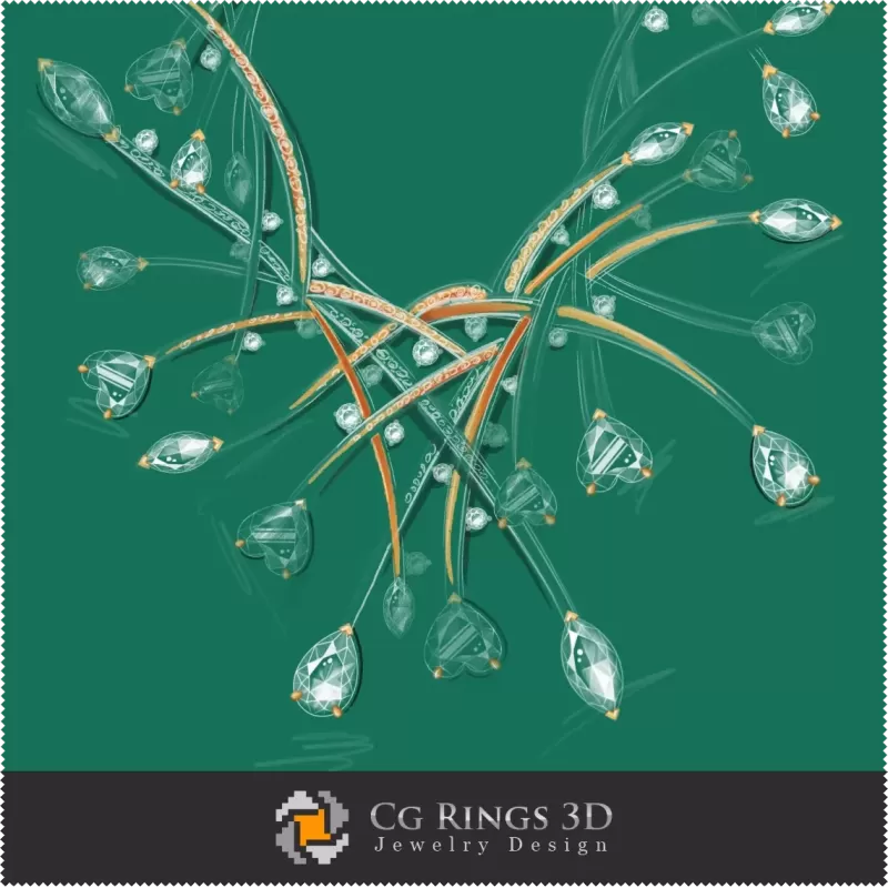 Collier Meduza - Joaillerie Design (Numérique)