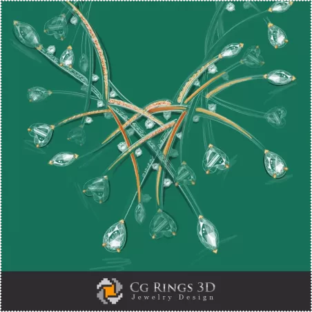 Collier Meduza - Joaillerie Design (Numérique)