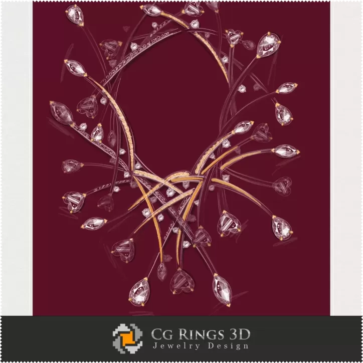 Collar Meduza - Diseño de joyas (Digital)
