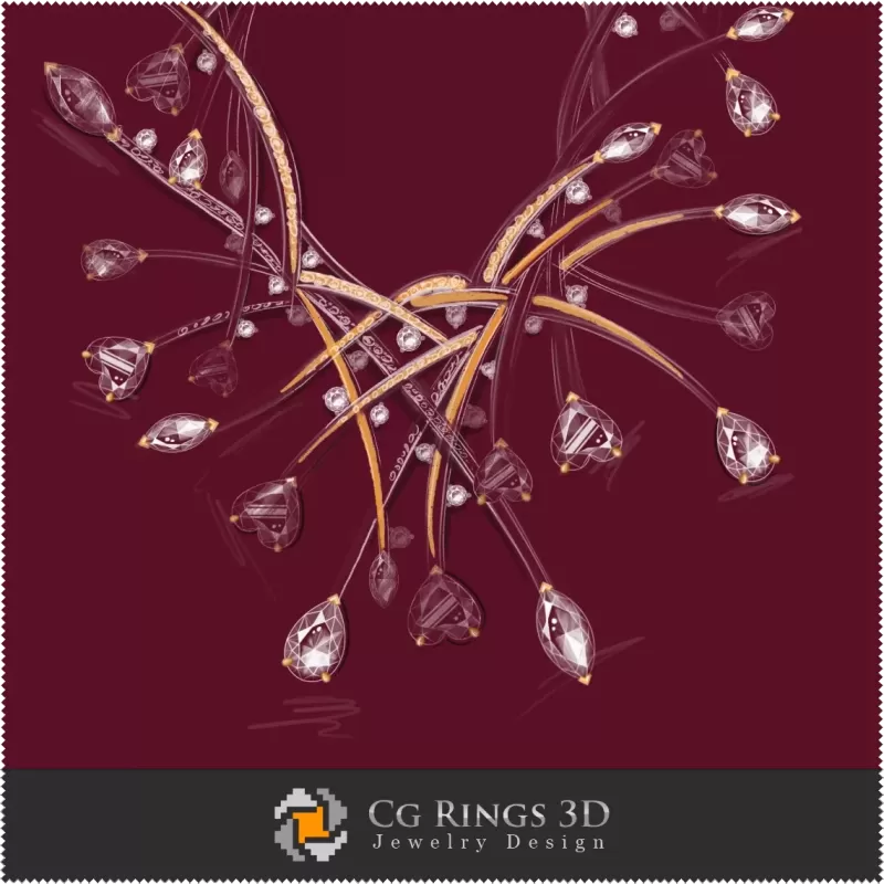 Collar Meduza - Diseño de joyas (Digital)