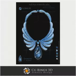 "Frozen" Collana - Disegno Gioiello (Digitale)