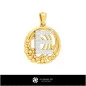 Collection 3D de pendentifs avec initiales