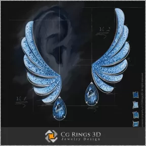 Frozen Collection / Earrings - Jewelry Design (Digital)