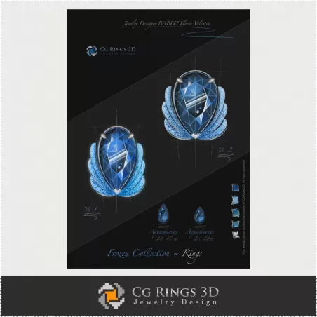 Collezione Frozen / Anello - Design Gioielli (Digitale)