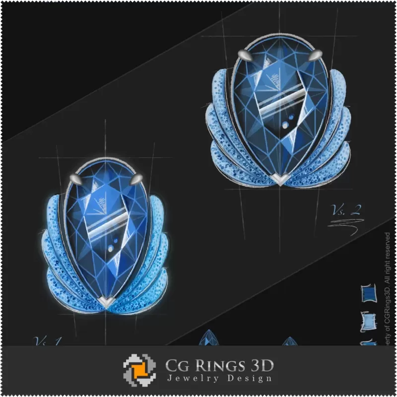 Frozen Collection / Bague - Joaillerie Design Numérique