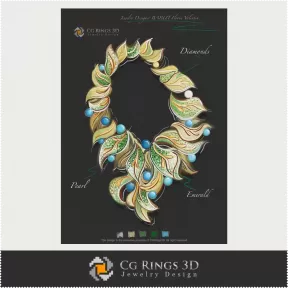 Diseño de joyas (Digital) - Boceto de collar