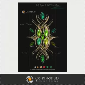 Croquis Pendentif (Numérique) - Joaillerie Design