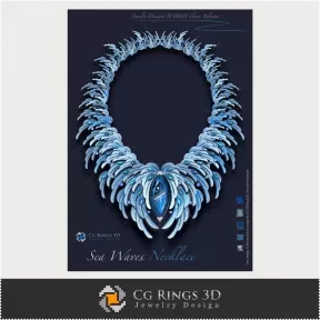 Colier ,,Iarnă,, - Design Bijuterii