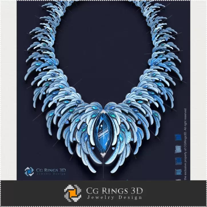 Collana ,,Inverno,, - Design Digitale Gioielli Collana ,,Inverno,, - Design Digitale Gioielli