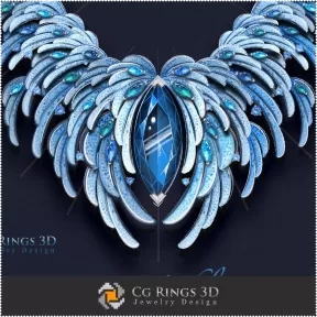 Collana ,,Inverno,, - Design Digitale Gioielli