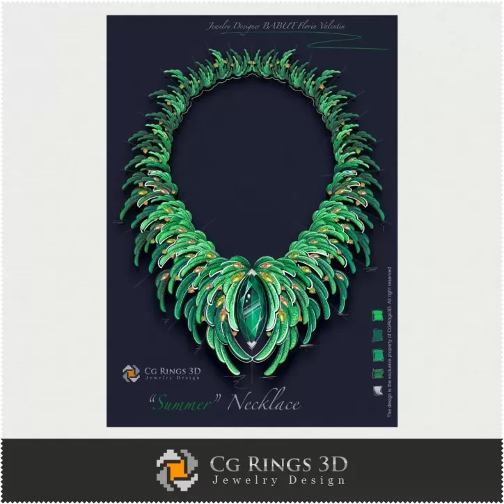 Collana „Estate„ - Design Digitale Gioielli