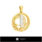 Collection 3D de pendentifs avec initiales