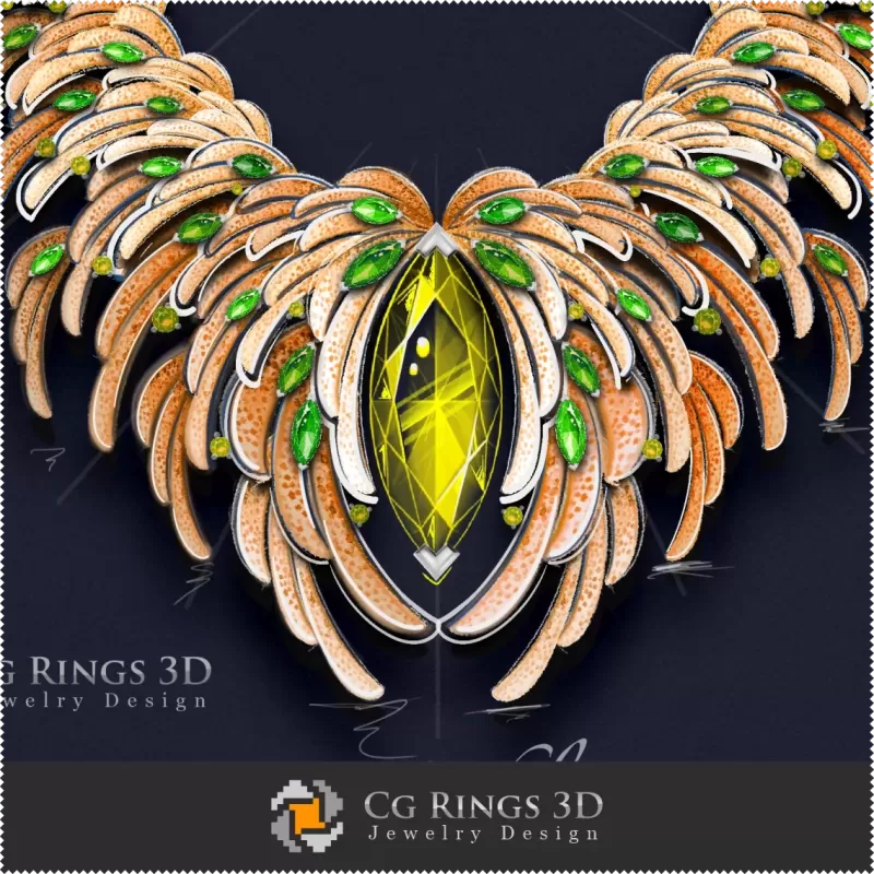 Collar „Primavera„ - Diseño Digital de Joyería