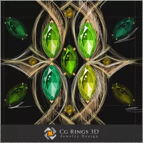 Anhänger-Skizze (Digital) - Schmuckdesign