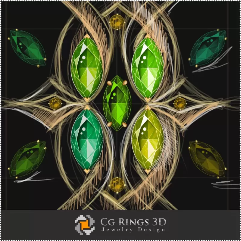 Anhänger-Skizze (Digital) - Schmuckdesign