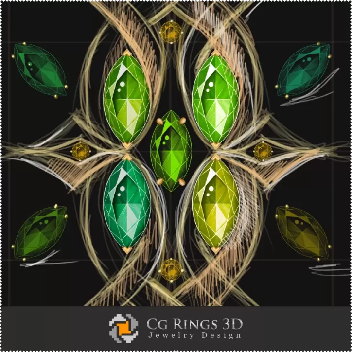 Anhänger-Skizze (Digital) - Schmuckdesign