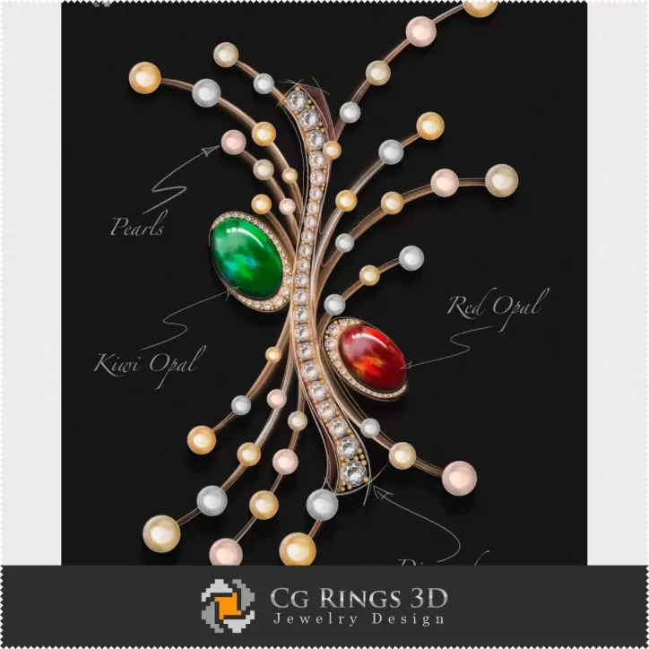 Broche - Diseño de joyas (Digital)