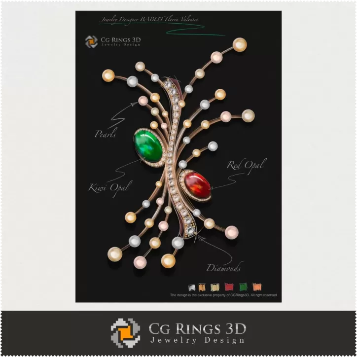 Broche - Diseño de joyas (Digital)