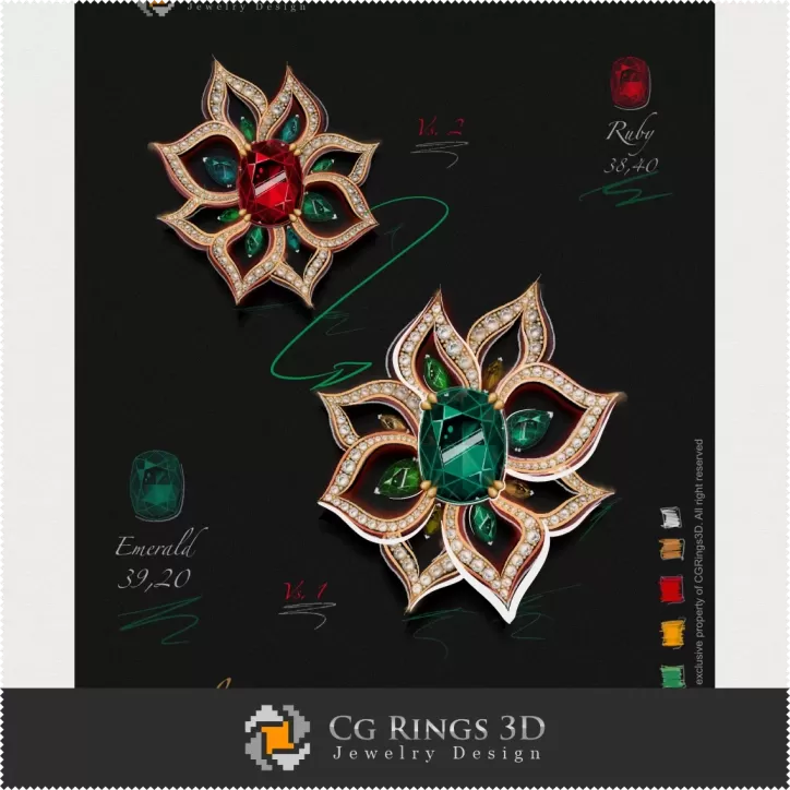Cercei - Design Bijuterii (Digital)