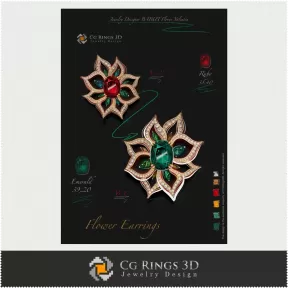 Earrings - Jewelry Design (Digital)