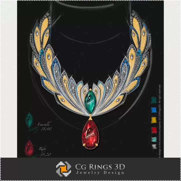 Collana - Design di Gioielli (Digitale) Collana - Design di Gioielli (Digitale)