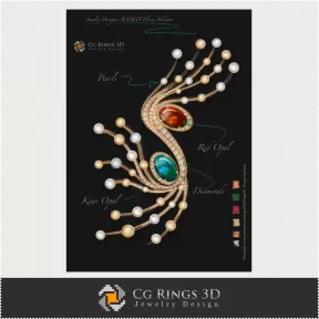 Broche - Diseño de Joyería (Digital)