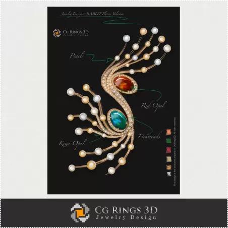 Broşă - Design Bijuterii (Digital)