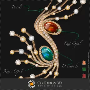 Brooch - Jewelry Design (Digital)