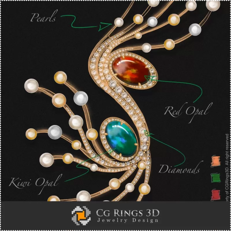 Broche - Diseño de Joyería (Digital)