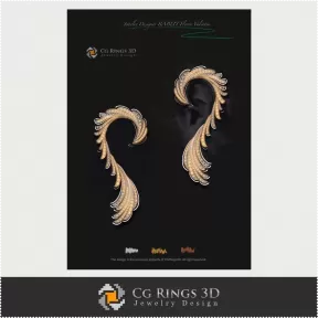 Boucles d'oreilles - Joaillerie Design (Numérique)