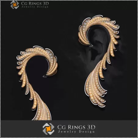 Earrings - Jewelry Design (Digital)