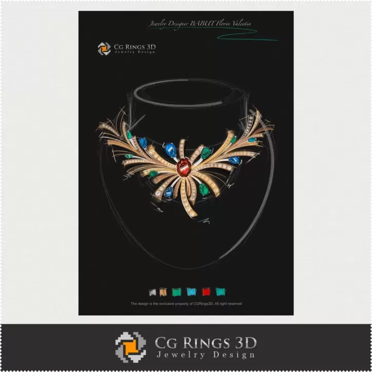 Halskette - Schmuckdesign (Digital)