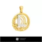 Collection 3D de pendentifs avec initiales