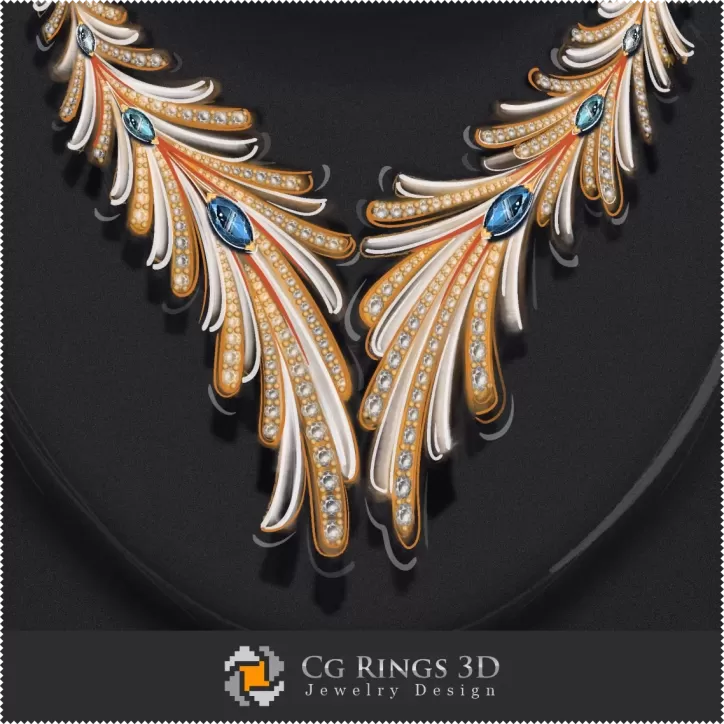 Collar - Diseño de joyería (Digital)
