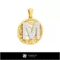 Collection 3D de pendentifs avec initiales