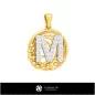 Collection 3D de pendentifs avec initiales