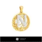 3D Collection of Pendants with Initials