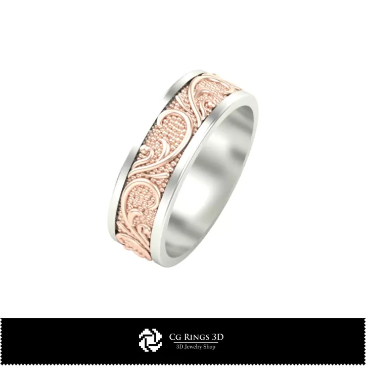 婚戒 - 3D CAD 珠宝