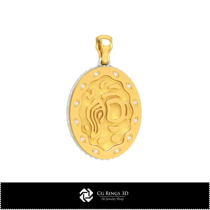 Colección 3D de Colgantes del Zodiaco