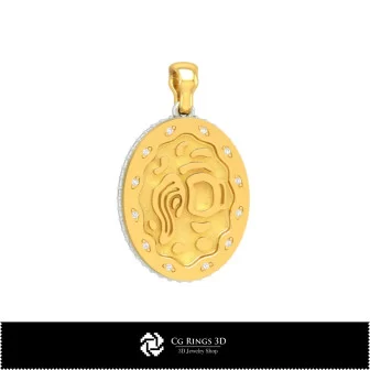 3D Collection of Zodiac Pendants Home, Bijoux 3D CAO, Collection Bijoux 3D CAO