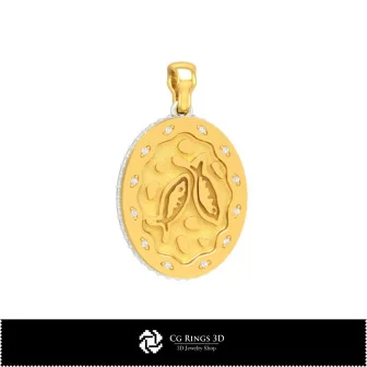 3D Collection of Zodiac Pendants Home, Bijoux 3D CAO, Collection Bijoux 3D CAO