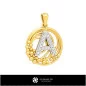 3D Pendant With Letter A