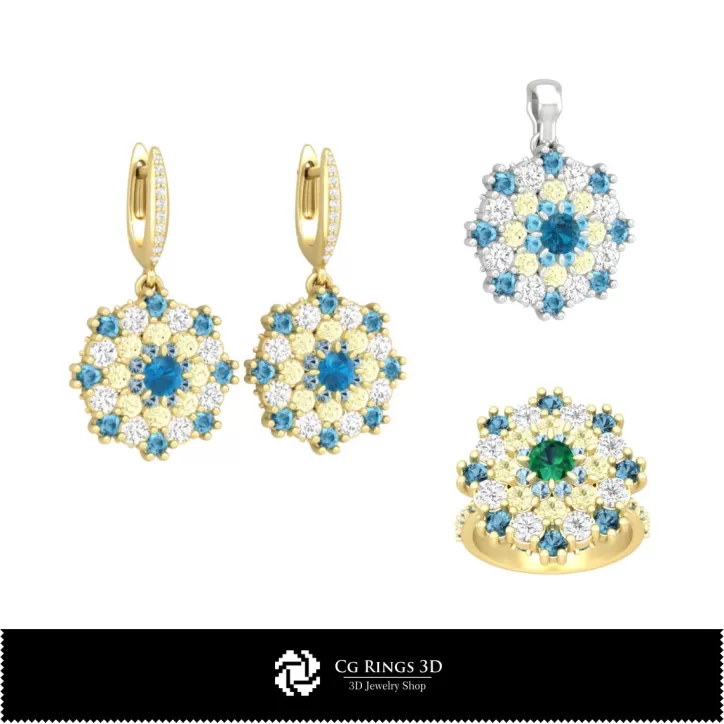 3D-Schmuck-Set