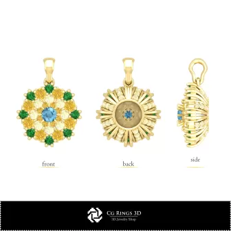 3D-Schmuckset Heim, Schmuck 3D-CAD, Schmucksets 3D-CAD