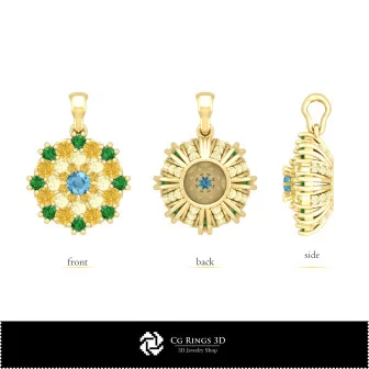 3D-Schmuckset Heim, Schmuck 3D-CAD, Schmucksets 3D-CAD