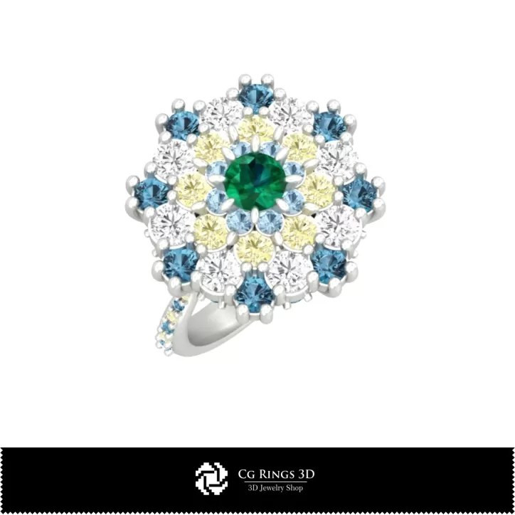 Bijoux-Ensemble de bijoux 3D CAO