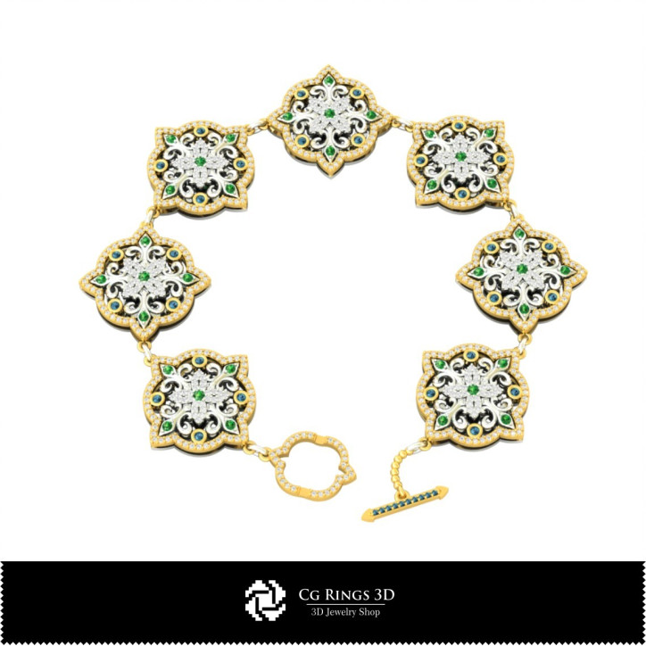 Ensemble de bijoux-Jewerly 3D CAD