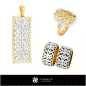 Bijoux-Set de Bijoux CAO 3D