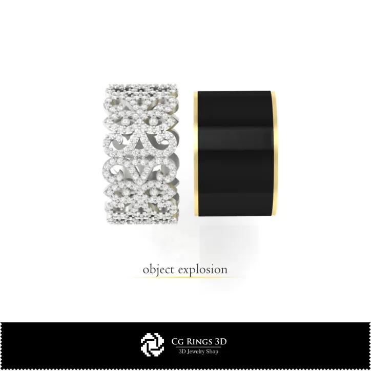Joyas-Conjunto de Joyería CAD 3D
