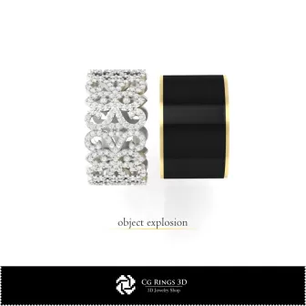 Bijuterii-Set de bijuterii CAD 3D Bijuterii CAD 3D, Inele CAD 3D, Pandantive CAD 3D, Seturi de bijuterii CAD 3D, Inele fashion